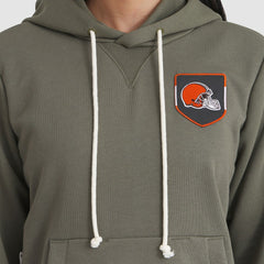 Cleveland Browns Women's 2025 Salute to Service Sideline Standard Issue Dri-FIT Hoodie - Olive | Nike outlet