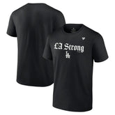 Los Angeles Dodgers Unisex LA Strong T-Shirt - Black