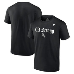 Los Angeles Dodgers Unisex LA Strong T-Shirt - Black