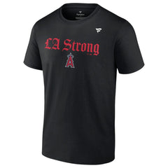 Los Angeles Angels Unisex LA Strong T-Shirt - Black