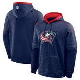 Columbus Blue Jackets Fanatics Goaltender Defender Pullover Hoodie Navy