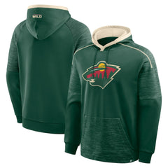 Minnesota Wild Fanatics Goaltender Defender Pullover Hoodie Green