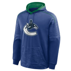 Vancouver Canucks Fanatics Goaltender Defender Pullover Hoodie Blue