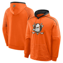 Anaheim Ducks Fanatics Goaltender Defender Pullover Hoodie Orange
