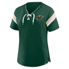 Minnesota Wild Fanatics Women's Offside Athena T-Shirt Green