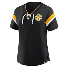 Boston Bruins Fanatics Women's Offside Athena T-Shirt Black