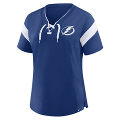 Tampa Bay Lightning Fanatics Women's Offside Athena T-Shirt Blue