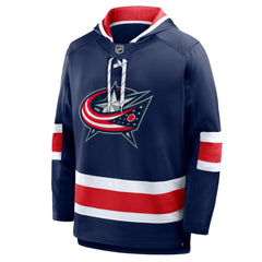 Columbus Blue Jackets Fanatics Prime Time Fleece Hoodie Navy