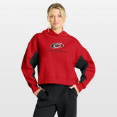 Carolina Hurricanes Fanatics Women's Back Check Boxy Hoodie Red