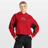 New Jersey Devils Fanatics Women's Back Check Boxy Hoodie Red