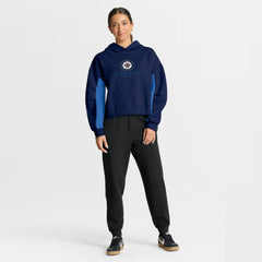 Winnipeg Jets Fanatics Women's Back Check Boxy Hoodie Navy