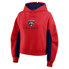 Florida Panthers Fanatics Women's Back Check Boxy Hoodie Red