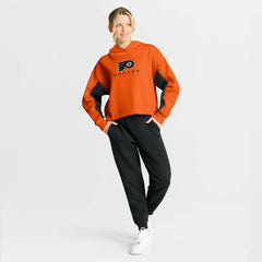 Philadelphia Flyers Fanatics Women's Back Check Boxy Hoodie Orange