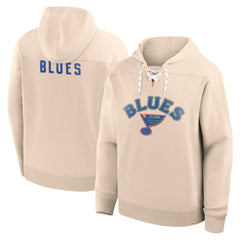 St. Louis Blues Fanatics Vintage Hoodie Cream
