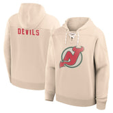 New Jersey Devils Fanatics Vintage Hoodie Cream