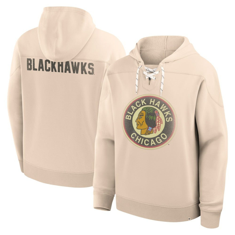 Chicago Blackhawks Fanatics Vintage Hoodie Cream