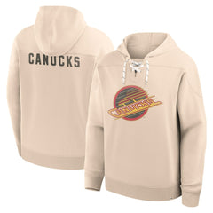Vancouver Canucks Fanatics Vintage Hoodie Cream