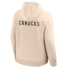 Vancouver Canucks Fanatics Vintage Hoodie Cream