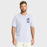 Tampa Bay Lightning Fanatics Crash The Net Legacy T-Shirt White