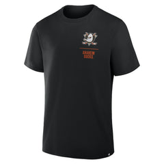 Anaheim Ducks Fanatics Crash The Net Legacy T-Shirt Black