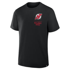 New Jersey Devils Fanatics Crash The Net Legacy T-Shirt Black