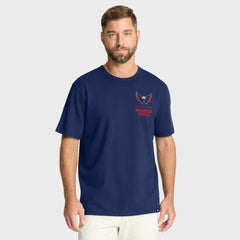 Washington Capitals Fanatics Crash The Net Legacy T-Shirt Navy