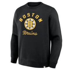 Boston Bruins Fanatics Vintage Stickler Sweatshirt Black