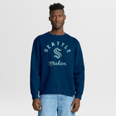 Seattle Kraken Fanatics Stickler Sweatshirt Deep Sea Blue