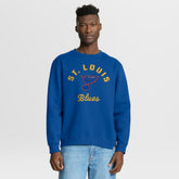 St. Louis Blues Fanatics Vintage Stickler Sweatshirt Blue