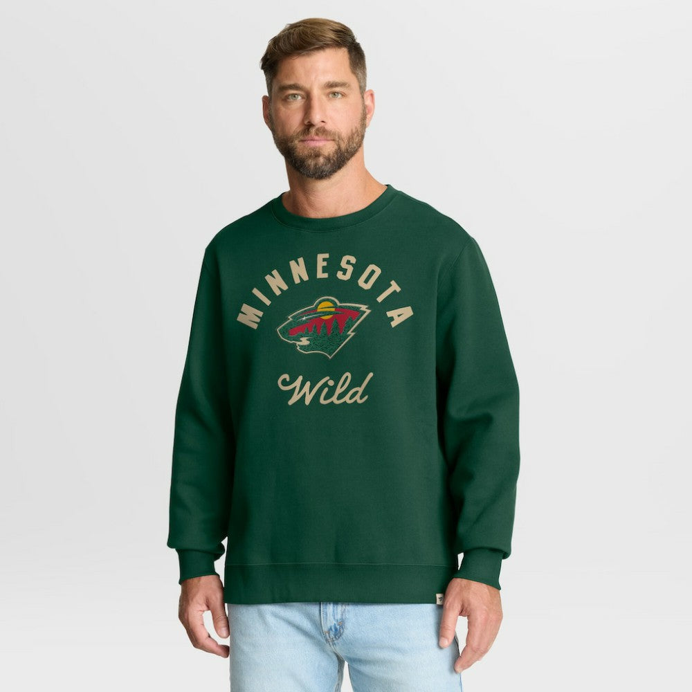 Minnesota Wild Fanatics Stickler Sweatshirt Green
