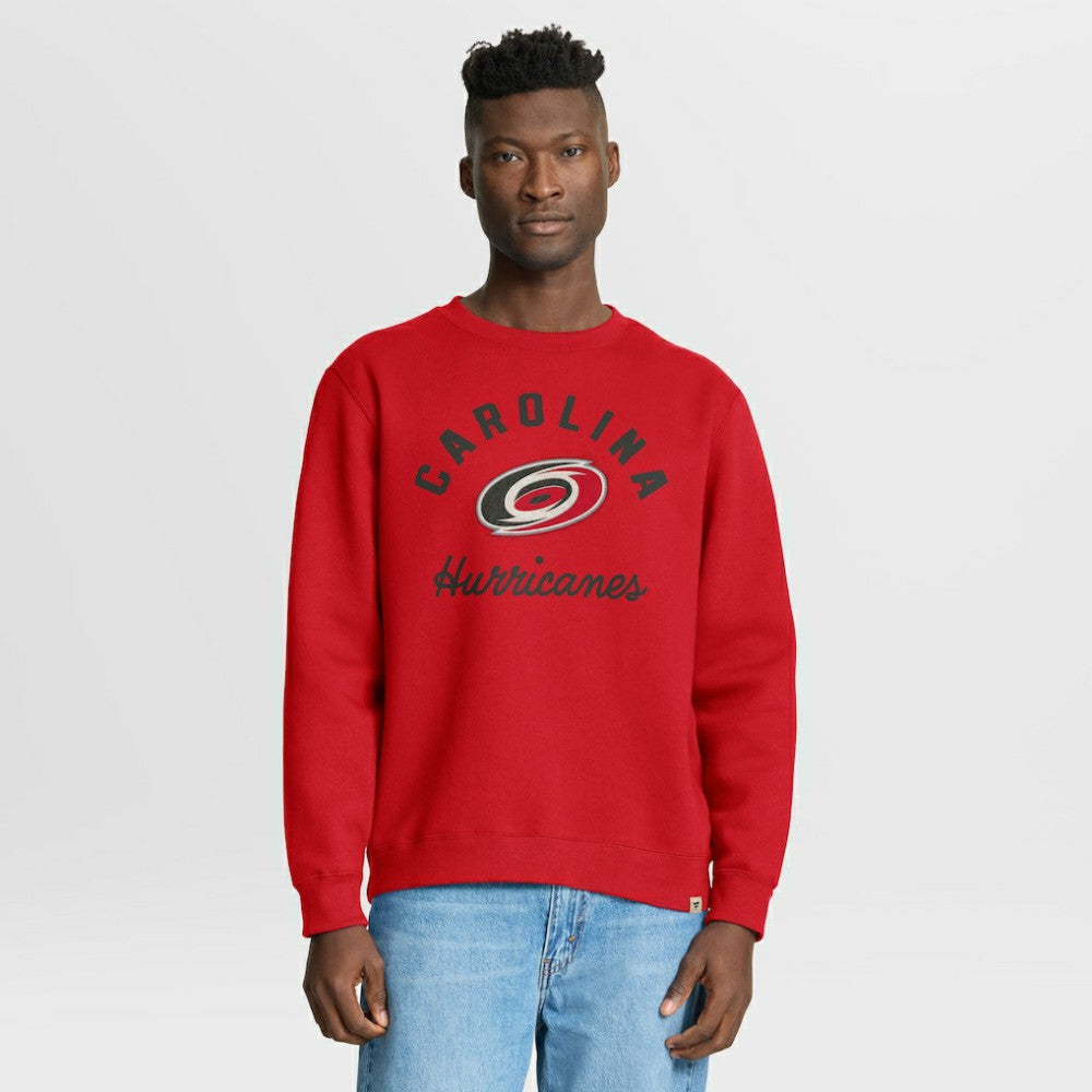 Carolina Hurricanes Fanatics Stickler Sweatshirt Red