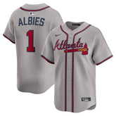 Ozzie Albies Atlanta Braves Road Limited Player Jersey - Gray | Nike