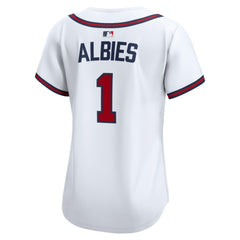 Ozzie Albies Atlanta Braves Women's Home Limited Player Jersey - White | Nike