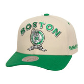 Boston Celtics 17x NBA Champions Soul Legacy Defined Pro Crown Snapback Hat - Cream/Kelly Green | Mitchell & Ness online