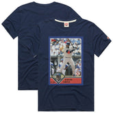 David Ortiz Boston Red Sox Homage 2003 Topps Baseball Card Player T-Shirt - Navy