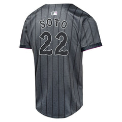 Juan Soto New York Mets Youth City Connect Limited Jersey - Gray | Nike