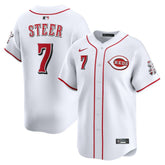 Spencer Steer Cincinnati Reds Home Limited Player Jersey - White | Nike