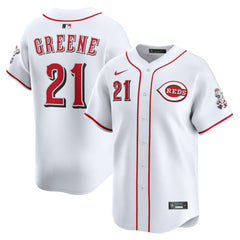 Hunter Greene Cincinnati Reds Home Limited Player Jersey - White | Nike