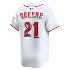 Hunter Greene Cincinnati Reds Home Limited Player Jersey - White | Nike