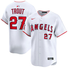 Mike Trout Los Angeles Angels Home Limited Player Jersey - White | Nike