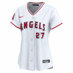Mike Trout Los Angeles Angels Women's Home Limited Player Jersey - White | Nike