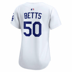 Mookie Betts Los Angeles Dodgers Women's Home Limited Player Jersey - White | Nike
