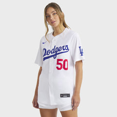 Mookie Betts Los Angeles Dodgers Women's Home Limited Player Jersey - White | Nike