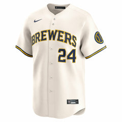 William Contreras Milwaukee Brewers Home Limited Player Jersey - Cream | Nike