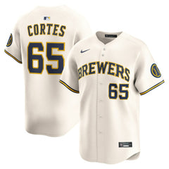Nestor Cortes Milwaukee Brewers Home Limited Player Jersey - Cream | Nike