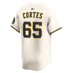 Nestor Cortes Milwaukee Brewers Home Limited Player Jersey - Cream | Nike