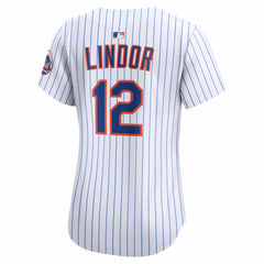 Francisco Lindor New York Mets Women's Home Limited Jersey - White | Nike