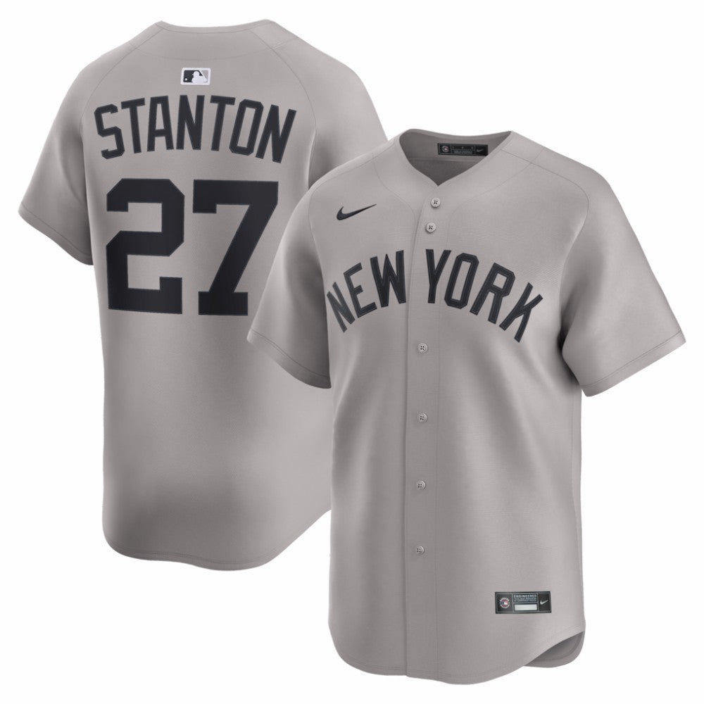 Giancarlo Stanton New York Yankees Road Limited Jersey - Gray | Nike