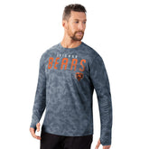Chicago Bears MSX by Michael Strahan Performance Camo Long Sleeve T-Shirt - Navy online