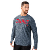 Houston Texans MSX by Michael Strahan Performance Camo Long Sleeve T-Shirt - Navy on sale